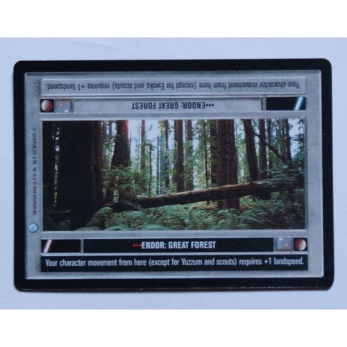 Star Wars CCG: Endor Limited # Endor Great Forest (A) 1999 dark decipher