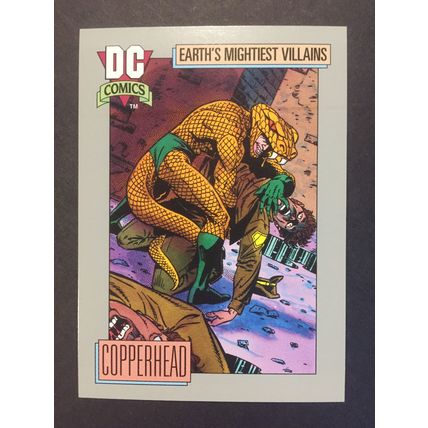 DC Cosmic Cards trading card #88-Copperhead, excellent condition!