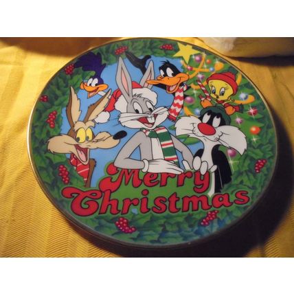 Limited Edition 1991 WARNER BROS. "Merry Christmas" Collector Plate!! $25.00!!