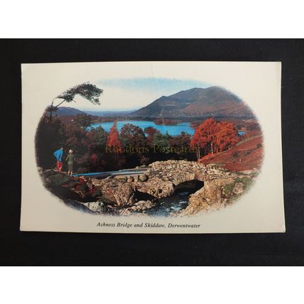 Ashness Bridge And Skiddaw, Derwentwater, Cumbia - 1970s Postcard