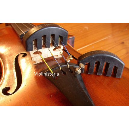 VIOLIN String Heavy Practice MUTE RED rubber/plastic UK SELLER