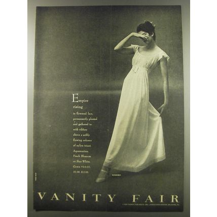 1956 Vanity Fair Night Gown Advertisement - photo by Mark Shaw - Empire Rising