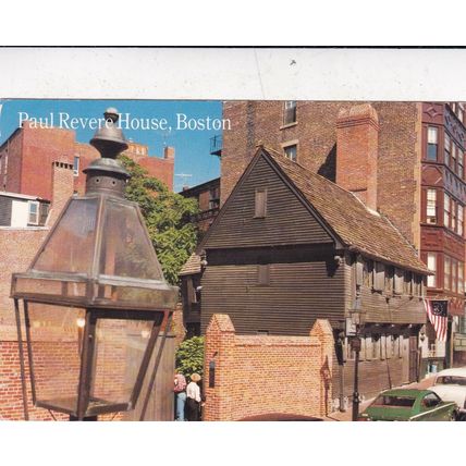 Paul Revere House Boston United States Postcard posted 1995 crease