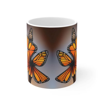 November Topaz Birth Month Colors Fairies & Butterflies #3 Mug 11oz AI Decorativ