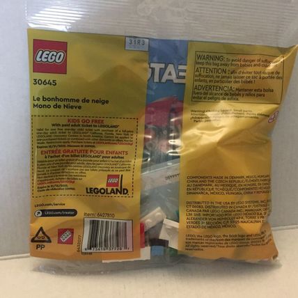 NEW Official Lego Creator Snowman Polybag Set #30645 - 78 pieces