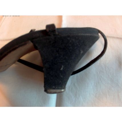 Vintage 1950's Black Sandals