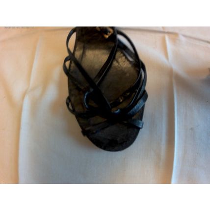 Vintage 1950's Black Sandals