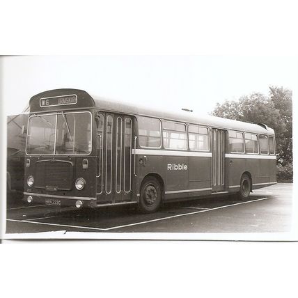 Black & White Photograph of Ribble Motor Services Ltd. - HRN 233G