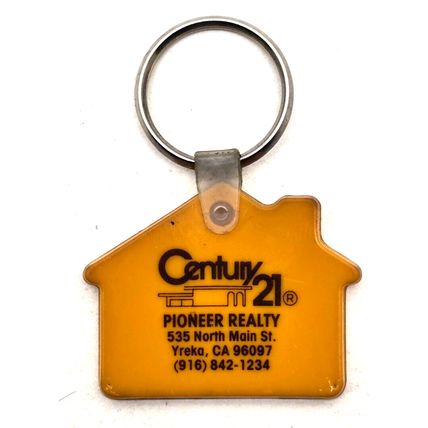 (Century 21) Keychain Yreka Siskiyou County CA. Vintage Advertising (B16)