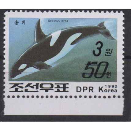 Corée 2006 Mi. 5055 surchargé Faune Fauna marine killer Whale Killerwal orque