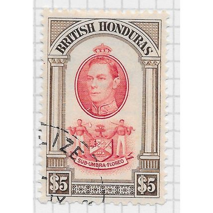 BRITISH HONDURAS 1938 KG6 PICTORIAL DEFINITVES SET COMPLETE USED 12 STAMPS SG161