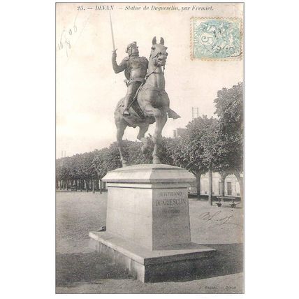 22 - DINAN - statut de Duguesclin