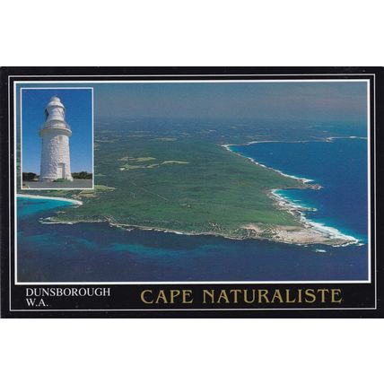 Cape Naturaliste Dunsborough Western Australia Postcard Unused creased
