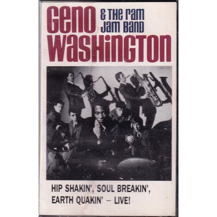 GENO WASHINGTON - HIP SHAKIN', SOUL BREAKIN', - LIVE! , UK Cass. PYM 4018, '88