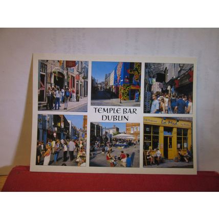 multiview, TEMPLE BAR, DUBLIN, IRELAND.. unused postcard John Hinde dated 2001 =