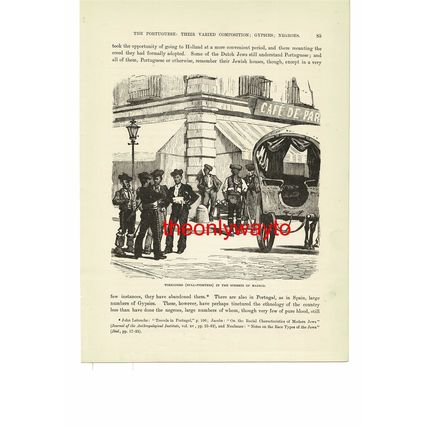 Toreadors In The Streets Of Madrid, Spain, Book Illustration (Print), c1880