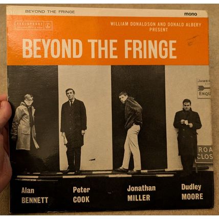 BEYOND THE FRINGE LP vinyl UK record 1961 comedy Peter Cook Alan Bennett comedy