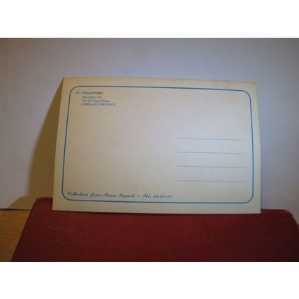 US NAVAL BASE, OLONGAPO CITY, ZAMBALES PROVINCE, PHILIPPINES unused postcard =