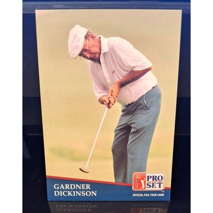 GARDNER DICKINSON 1991 PGA TOUR PRO-SET GOLF CARD #196