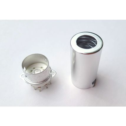 B9A skirted ceramic 9 pin PCB Valve Socket for tube amplifier preamp radio