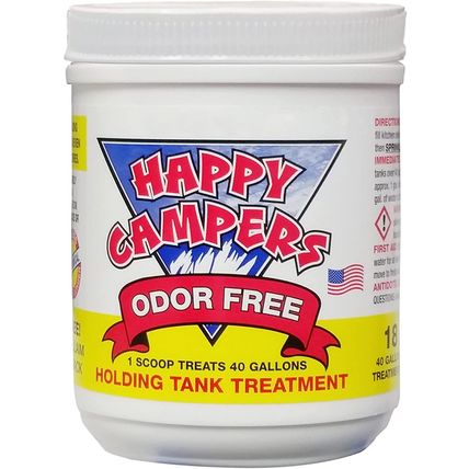 Happy Campers RV Toilet Treatment 18 - Extra Strength Odor Eliminator for Black