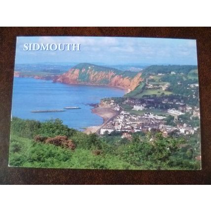 GB Devon Sidmouth 1997 used John Hinde colour postcard Peak Head