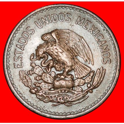 Ⰶ PYRAMID OF THE SUN (1943-1974): MEXICO ★ 20 CENTAVOS 1945★LOW START★NO RESERVE