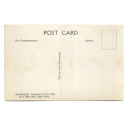 Postcard South Africa Smitswinkel Range & Miller's Point from Cape Point