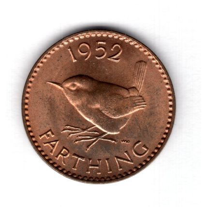 Great Britain. George VI. Farthing 1952. dy16654