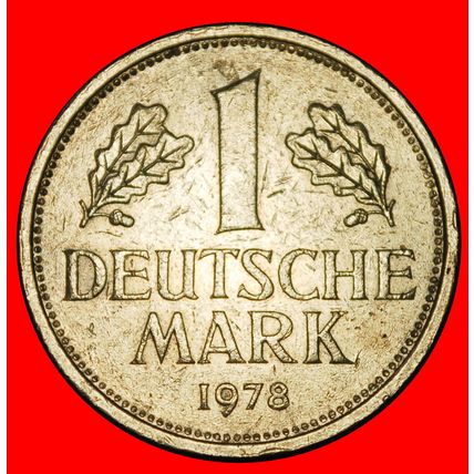 ⰆN/COMMUNIST 1950-2001:GERMANY★1 MARK 1978J II+C+r2 HAMBURG★LOW START★NO RESERVE