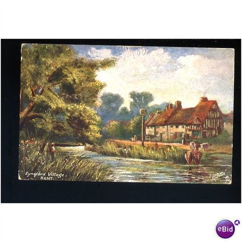 TUCK OILETTE Postcard 7129 "Eynsford Village, Kent"