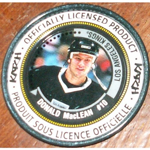 Katch NHL Medallion #70 Donald MacLean #10 Los Angeles Kings 2-3/8 Inch Diameter