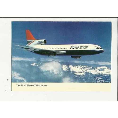 Aviation BRITISH AIRWAYS TRISTAR Company Postcard