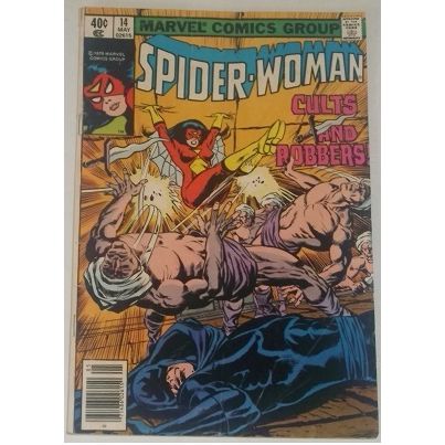 Spider-Woman "Cults and Robbers! #14 May 1979 Very Good Condition!!