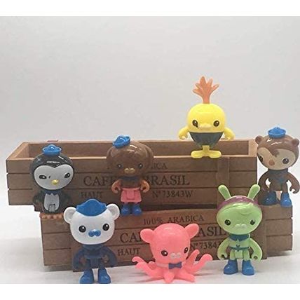 8Pcs Octonauts Cake Decor Topper Figurine Figure Doll Cartoon for Children Kids