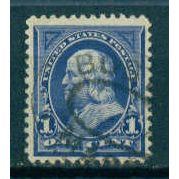 Used 264 1c Benjamin Franklin Fine Plus M02971