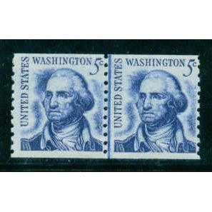 1304 5c George Washington Just Clears MNH CLP W0046