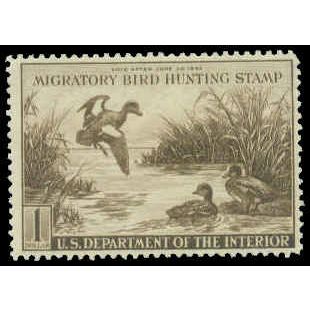 RW9 $1 Baldpates Very Fine MNH G0766
