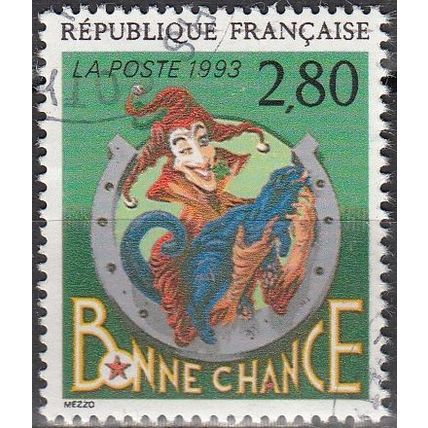 France 1993 Michel 2989A O Cote (2008) 1.30 € Bonne change de Mezzo Cachet rond