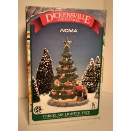 VTG Dickensville Lighted Village Christmas Tree Cord Incl CVH 110