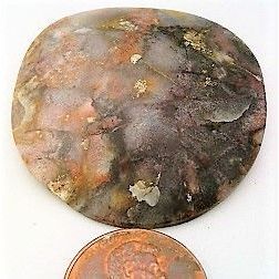 Flower Garden Agate Freeform Gemstone Cabochon 18