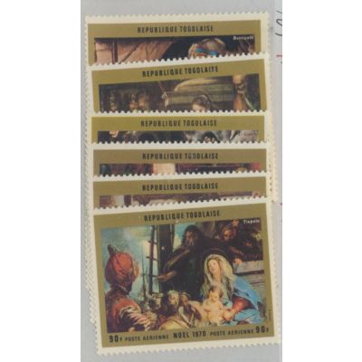 Togo Stamps Scott #760 To 763 & C141 To C142, Mint Never Hinged
