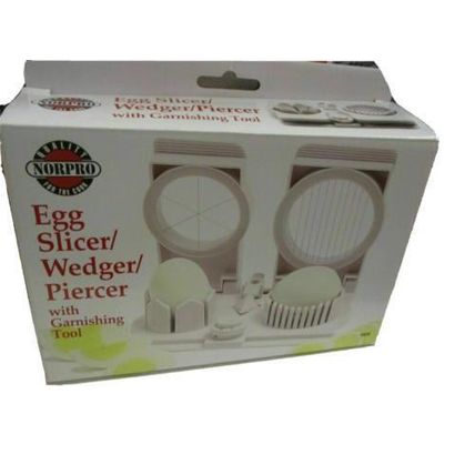 Norpro Egg Slicer, Wedger, Pierce with Garnish Tool