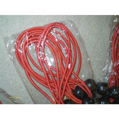 50 pcs 8" RED PURE RUBBER ball bungee TIE DOWN CANOPY TARPS DISPLAYS TRADE SHOWS