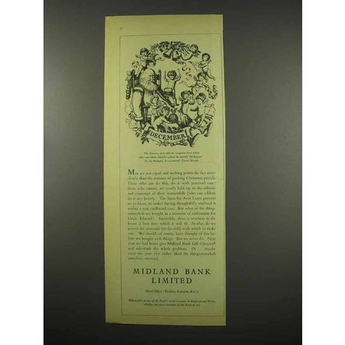 1957 Midland Bank Limited Ad - December
