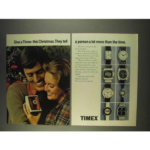 1976 Timex Watches Ad - Give This Christmas