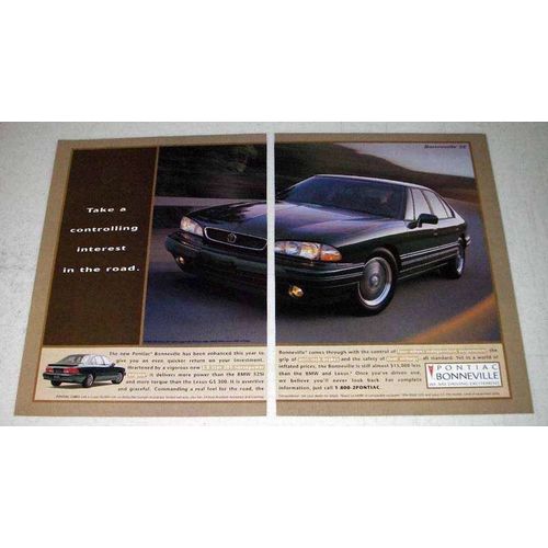 1995 Pontiac Bonneville SE Ad - Controlling Interest