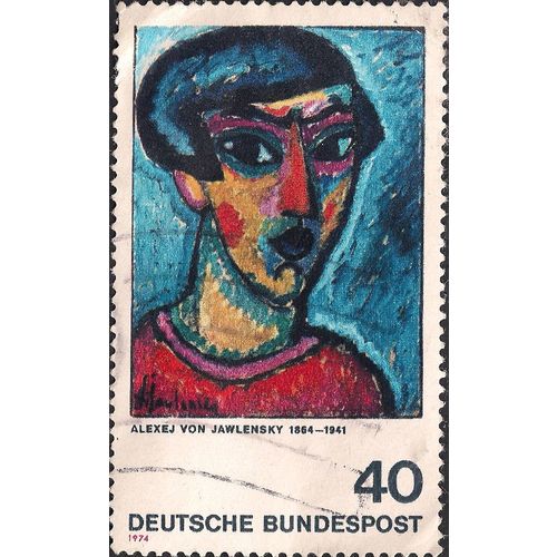 GERMANY, Alexej von Jawlensky 1864-1941, multicolour 1974, 40 Pf