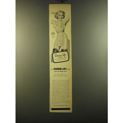 1950 Perma-Lift Girdles and Bras Ad - Only Perma-Lift girdles have the magic