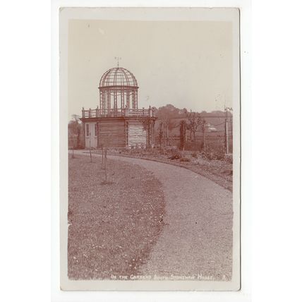 In The Gardens South Stoneham House Postcard RP Hampshire 1045